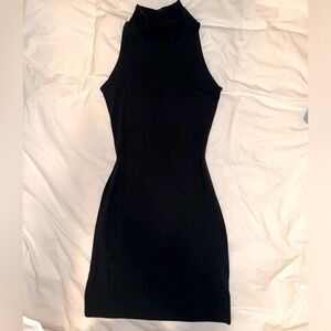 Sleeveless turtleneck American apparel dress